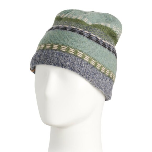NEW TURTLE FUR Lambswool Blend Damon Beanie evergreen unisex 261tn - Picture 3 of 4